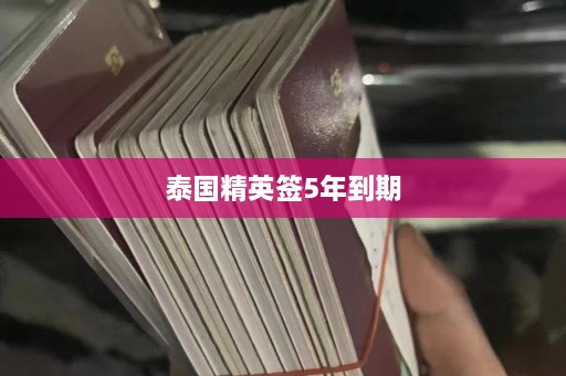 泰国精英签5年到期  第1张