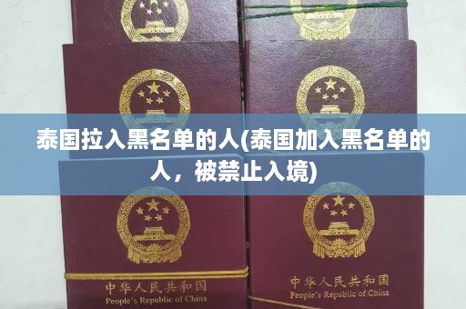 泰国拉入黑名单的人(泰国加入黑名单的人，被禁止入境)  第1张