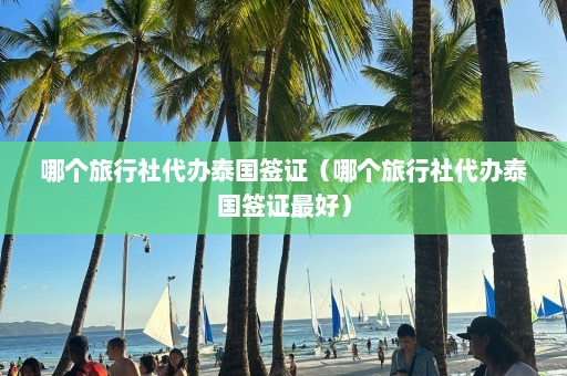 哪个旅行社代办泰国签证（哪个旅行社代办泰国签证最好）