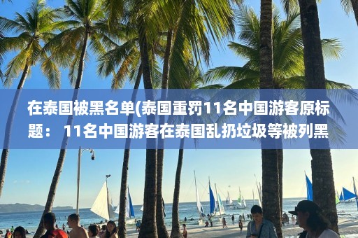 在泰国被黑名单(泰国重罚11名中国游客原标题： 11名中国游客在泰国乱扔垃圾等被列黑名单)