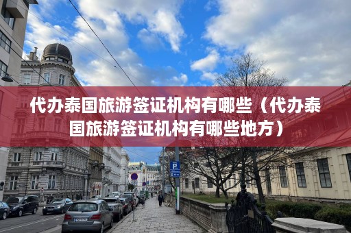 代办泰国旅游签证机构有哪些（代办泰国旅游签证机构有哪些地方）  第1张