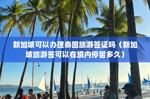 新加坡可以办理泰国旅游签证吗（新加坡旅游签可以在境内停留多久）  第1张