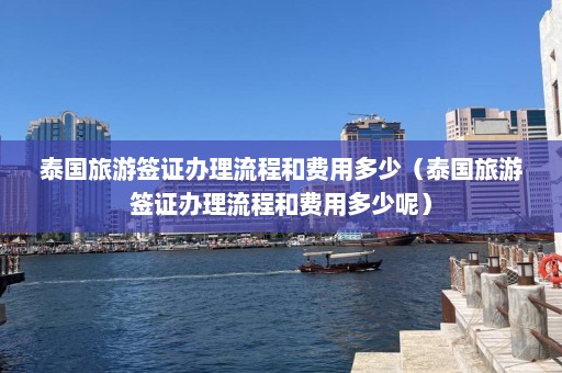 泰国旅游签证办理流程和费用多少（泰国旅游签证办理流程和费用多少呢）