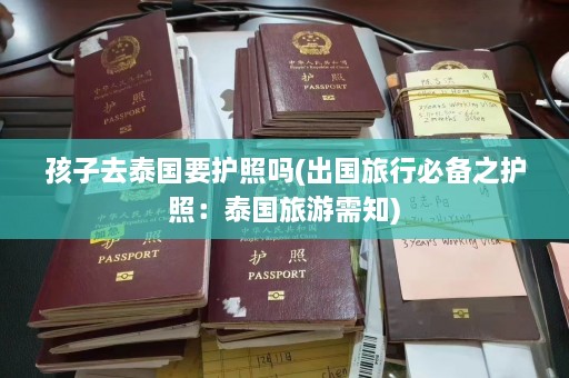 孩子去泰国要护照吗(出国旅行必备之护照：泰国旅游需知)  第1张