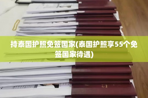 持泰国护照免签国家(泰国护照享55个免签国家待遇)  第1张