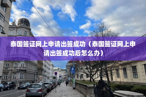 泰国签证网上申请出签成功（泰国签证网上申请出签成功后怎么办）